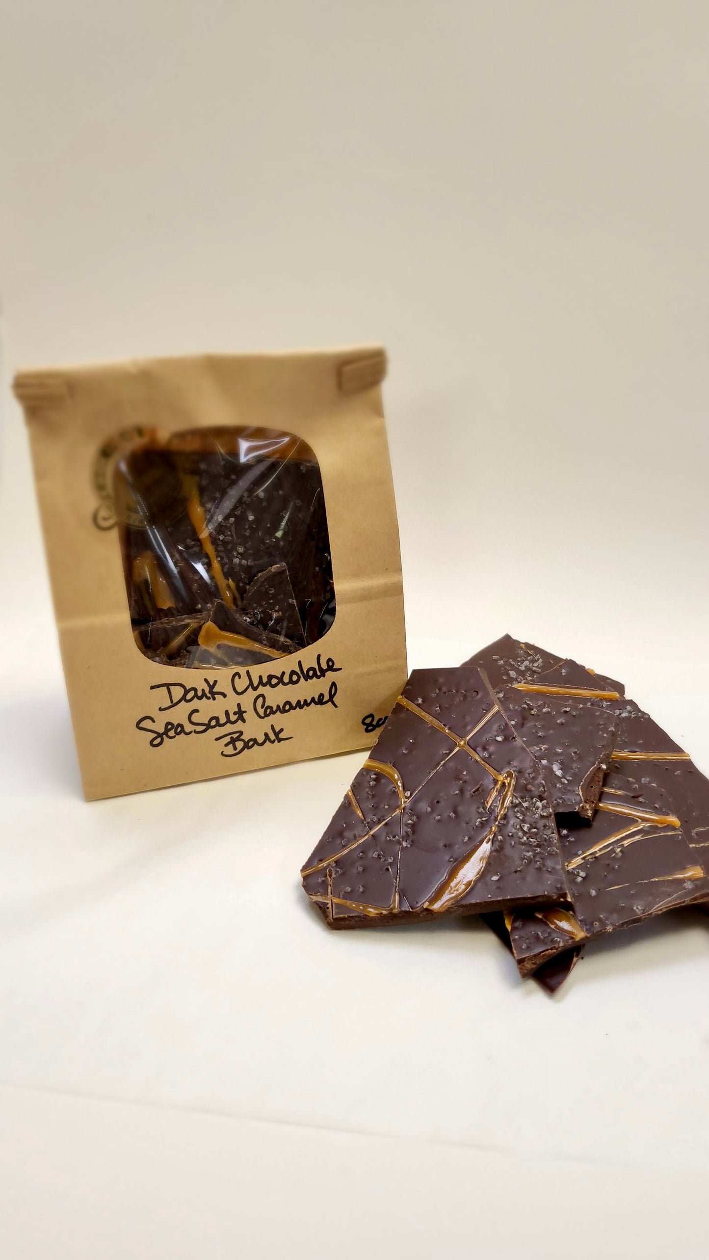 Bark Sea salt Caramel Dark Chocolate