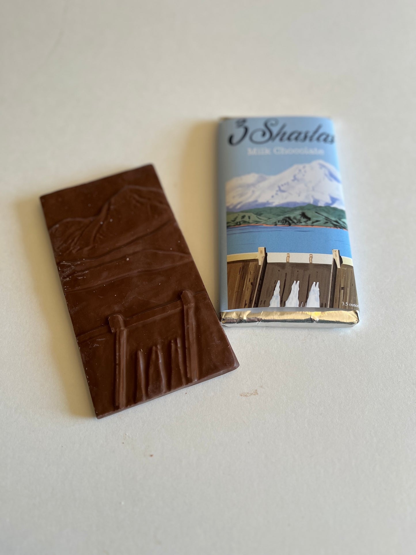 3 Shastas Milk Chocolate Bar